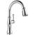 Delta 9197-PR-DST Cassidy 15 1/2" Single Handle Pull-Down Kitchen Faucet in Lumicoat Chrome