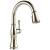Delta 9197-PN-PR-DST Cassidy 15 1/2" Single Handle Pull-Down Kitchen Faucet in Lumicoat Polished Nickel