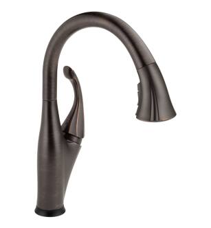Delta 9192T-RB-DST Addison 15 5/8" Single Handle Pull-Down Kitchen Faucet with Touch2O Technology in Venetian Bronze
