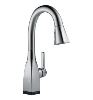 Delta 9983T-AR-DST Mateo 15" Single Handle Pull-Down Bar/Prep Faucet with Touch2O Technology in Arctic Stainless