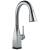 Delta 9983T-AR-DST Mateo 15" Single Handle Pull-Down Bar/Prep Faucet with Touch2O Technology in Arctic Stainless