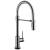 Delta 9659T-KS-DST Trinsic Pro 20 3/8" Single Handle Pull-Down Spring Spout Kitchen Faucet with Touch2O Technology in Black Stainless