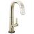 Delta 9993T-PN-DST Pivotal 14 3/4" Single Handle Pull Down Bar/Prep Faucet With Touch2O Technology in Polished Nickel