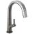 Delta 9193T-KS-DST Pivotal 16" Single Handle Pull Down Kitchen Faucet with Touch2O Technology in Black Stainless