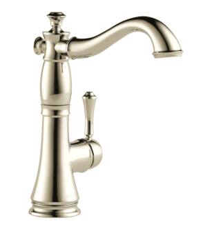 Delta 1997LF-PN Cassidy 8 3/4" Single Handle Deck Mounted Bar/Prep Faucet in Polished Nickel