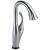 Delta 9992T-AR-DST Addison 14 3/8" Single Handle Pull-Down Bar/Prep Faucet with Touch2O Technology and Optional VoiceIQ in Arctic Stainless