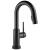 Delta 9959T-BL-DST Trinsic 14" Single Handle Pull-Down Bar/Prep Faucet with Touch2O Technology in Matte Black