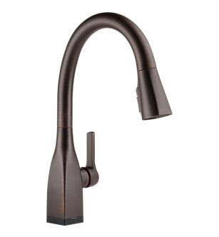 Delta 9183T-RB-DST Mateo 16" Single Handle Pull-Down Kitchen Faucet with Touch2O Technology in Venetian Bronze