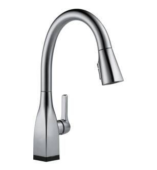 Delta 9183T-AR-DST Mateo 16" Single Handle Pull-Down Kitchen Faucet with Touch2O Technology in Arctic Stainless