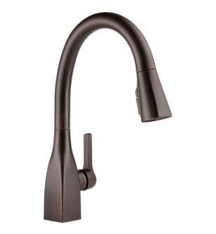Delta 9183-RB-DST Mateo 15 1/2" Single Handle Pull-Down Kitchen Faucet with ShieldSpray Technology in Venetian Bronze