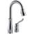 Delta 9978-AR-DST Leland 14" Single Handle Pull-Down Bar/Prep Kitchen Faucet in Arctic Stainless