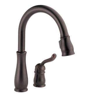 Delta 978-RBWE-DST Leland 14 1/4" Single Handle Pull-Down Kitchen Faucet in Venetian Bronze