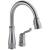 Delta 978-ARWE-DST Leland 14 1/4" Single Handle Pull-Down Kitchen Faucet in Arctic Stainless