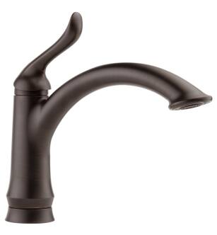 Delta 1353-RB-DST Linden 11 3/8" Single Handle Deck Mounted Kitchen Faucet in Venetian Bronze