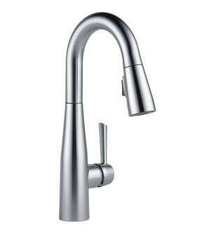 Delta 9913-AR-DST Essa 14 1/2" Single Handle Pull-Down Bar/Prep Kitchen Faucet in Arctic Stainless