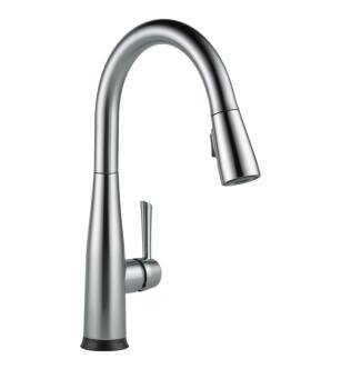 Delta 9113T-AR-DST Essa 16" Single Handle Pull-Down Kitchen Faucet with Touch2O Technology in Arctic Stainless