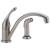 Delta 441-SS-DST Collins 8 3/8" Single Handle Deck Mounted Kitchen Faucet with Side Spray in Stainless Steel