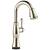 Delta 9997T-PN-PR-DST Cassidy 15" Single Handle Pull-Down Bar/Prep Faucet with Touch2O Technology in Lumicoat Polished Nickel