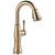 Delta 9997-CZ-PR-DST Cassidy 14 1/2" Single Handle Pull-Down Bar/Prep Faucet in Lumicoat Champagne Bronze