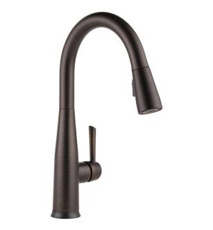 Delta 9113TV-RB-DST Essa 16" Single Handle Pull-Down Kitchen Faucet with Touch2O and VoiceIQ Technology in Venetian Bronze
