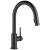 Delta 9159-BLLS-DST Trinsic 15 3/4" Single Handle Pull-Down Kitchen Faucet with Limited Swivel in Matte Black