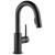 Delta 9959-BLLS-DST Trinsic 13" Single Handle Pull-Down Bar/Prep Kitchen Faucet with Diamond Seal Technology in Matte Black