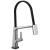 Delta 9693T-AR-DST Pivotal 19 1/8" Single Handle Exposed Hose Kitchen Faucet with Touch2O Technology in Arctic Stainless