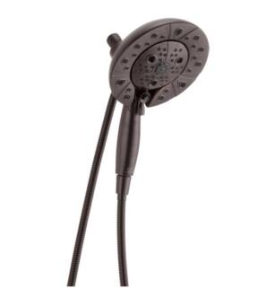 Delta 58480 Universal Showering 11 5/8" 1.75 GPM In2ition Multi Function Two-in-One Handshower in Black added