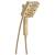 Delta 58473-CZ Universal Showering 6" In2ition Multi-Function Two-in-One Shower with H2Okinetic Technology in Champagne Bronze