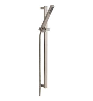 Delta 57530-SS Vero 7 7/8" 1.75 GPM Premium Single Function Handshower and Slidebar in Stainless Steel