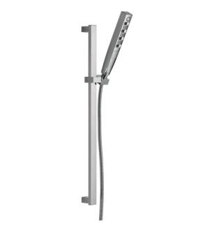 Delta 51140 Universal Showering 10 1/8" 1.75 GPM Multi-Function Handshower and Slidebar With Finish: Chrome in Stainless Steel added