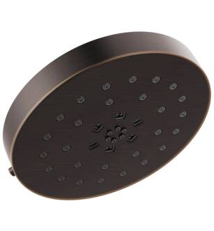 Delta 52488-RB Universal Showering 8" Wall Mount 1.75 GPM Multi-Function Round Showerhead with H2Okinetic Technology in Venetian Bronze