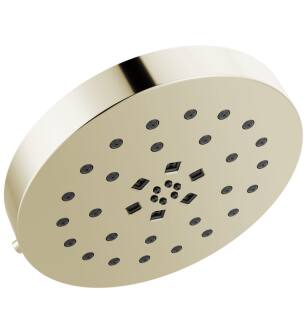 Delta 52488-PN Universal Showering 8" Wall Mount 1.75 GPM Multi-Function Round Showerhead with H2Okinetic Technology in Polished Nickel