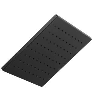 Delta 52159-BL Universal Showering 11 3/4" Ceiling/Wall Mount 1.75 GPM Single-Function Raincan Square Shower Head in Matte Black