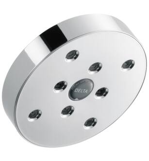 Delta RP70175PR Universal Showering 5 3/8" Raincan Single-Setting Shower Head with H2Okinetic Technology in Lumicoat Chrome