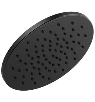Delta 52158-BL Universal Showering 11 3/4" Ceiling/Wall Mount 1.75 GPM Single-Function Raincan Round Shower Head in Matte Black