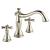 Delta T2797-PNLHP Cassidy 9 3/8" Two Handle Deck Mounted Roman Tub Faucet Trim Kit Only in Polished Nickel