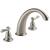 Delta BT2796-SS Windemere 7 1/8" Double Handle Deck Mounted Roman Tub Faucet in Stainless Steel