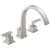Delta T2753-SS Vero 10" Double Handle Deck Mounted Roman Tub Trim in Stainless Steel