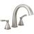 Delta T2777-SS Stryke 10 3/4" Double Lever Handle Deck Mounted Roman Tub Faucet in Stainless Steel