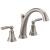 Delta T2732-SS Woodhurst 9 3/8" Double Handle Deck Mounted Roman Tub Faucet Trim in Stainless Steel