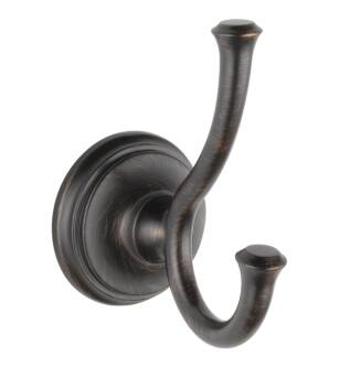 Delta 79735-RB Cassidy 2 1/2" Wall Mount Double Robe Hook in Venetian Bronze