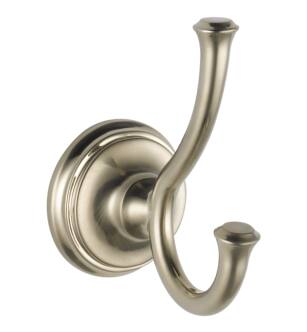 Delta 79735-SS Cassidy 2 1/2" Wall Mount Double Robe Hook in Stainless Steel