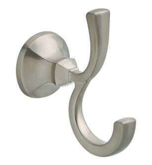 Delta 76435-SS Ashlyn 5" Wall Mount Double Robe Hook in Stainless Steel
