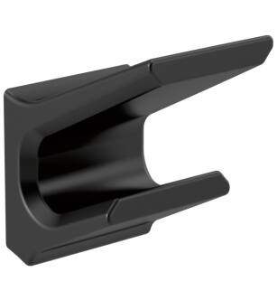 Delta 79936-BL Pivotal 1 7/8" Wall Mount Double Robe Hook in Matte Black