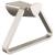 Delta 77446-SS Zura 7" Wall Mount Triangular Towel Ring in Stainless Steel