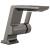 Delta 599-KS-PR-MPU-DST Pivotal 5 1/2" Single Handle 1.2 GPM Bathroom Faucet with Less Pop-Up Drain in Lumicoat Black Stainless