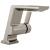 Delta 599-SS-PR-MPU-DST Pivotal 5 1/2" Single Handle 1.2 GPM Bathroom Faucet with Less Pop-Up Drain in Lumicoat Stainless