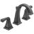 Delta 3551-RBMPU-DST Dryden 6 1/4" Two Lever Handle Widespread Bathroom Sink Faucet with Pop-Up Drain in Venetian Bronze