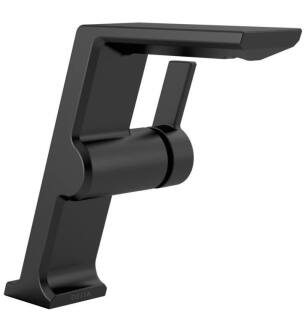 Delta 699-BL-DST Pivotal 7" Single Handle 1.2 GPM Mid-Height Vessel Bathroom Sink Faucet in Matte Black